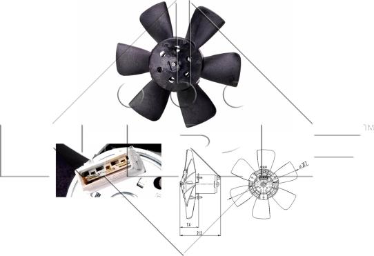 NRF 47391 - Ventilateur, refroidissement du moteur cwaw.fr