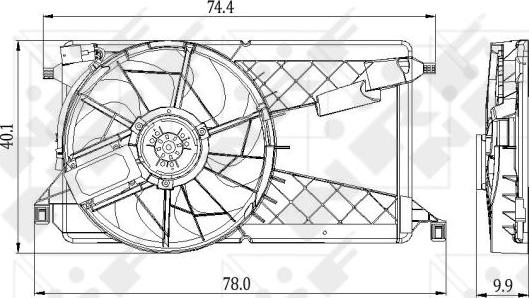 NRF 47291 - Ventilateur, refroidissement du moteur cwaw.fr