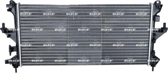 NRF 54202A - Radiateur, refroidissement du moteur cwaw.fr