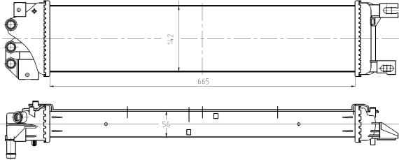 NRF 550026 - Radiateur, refroidissement du moteur cwaw.fr