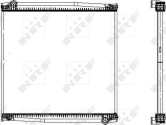 NRF 509587X - Radiateur, refroidissement du moteur cwaw.fr