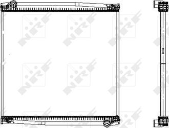 NRF 509587 - Radiateur, refroidissement du moteur cwaw.fr