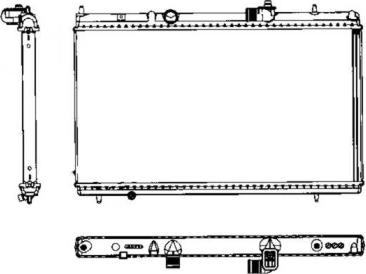 NRF 50466 - Radiateur, refroidissement du moteur cwaw.fr