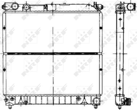 NRF 50432 - Radiateur, refroidissement du moteur cwaw.fr