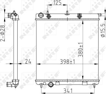 NRF 50429A - Radiateur, refroidissement du moteur cwaw.fr