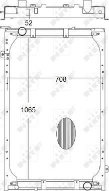 NRF 50193 - Radiateur, refroidissement du moteur cwaw.fr