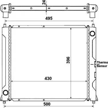 NRF 50120 - Radiateur, refroidissement du moteur cwaw.fr