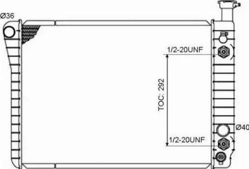 NRF 50358 - Radiateur, refroidissement du moteur cwaw.fr