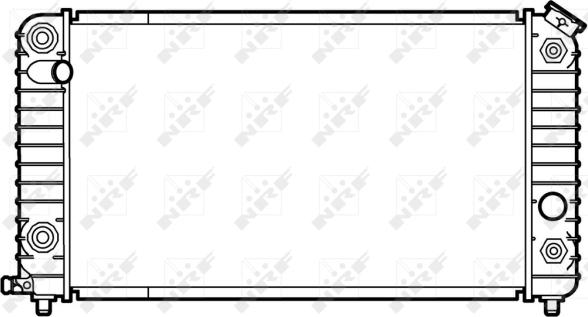 NRF 50338 - Radiateur, refroidissement du moteur cwaw.fr