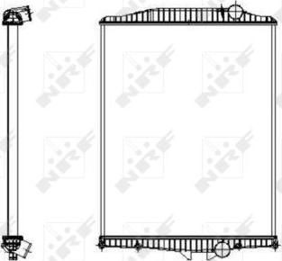 NRF 519701 - Radiateur, refroidissement du moteur cwaw.fr