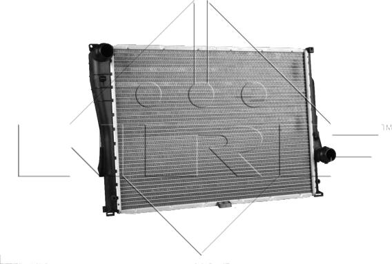 NRF 51597 - Radiateur, refroidissement du moteur cwaw.fr