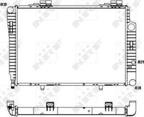 NRF 51286 - Radiateur, refroidissement du moteur cwaw.fr