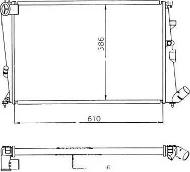 NRF 58915 - Radiateur, refroidissement du moteur cwaw.fr