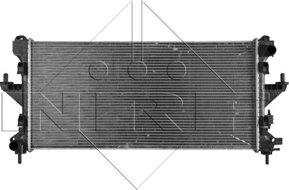 NRF 58424 - Radiateur, refroidissement du moteur cwaw.fr