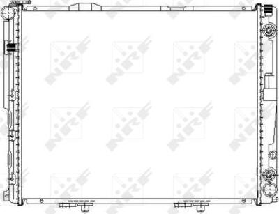 NRF 58156 - Radiateur, refroidissement du moteur cwaw.fr