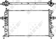 NRF 58176 - Radiateur, refroidissement du moteur cwaw.fr