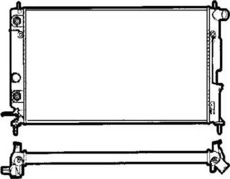 NRF 58291 - Radiateur, refroidissement du moteur cwaw.fr