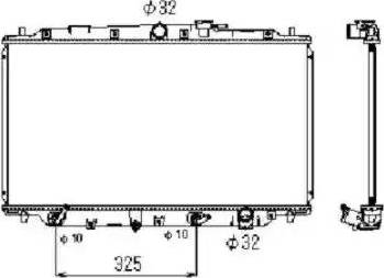 NRF 53513 - Radiateur, refroidissement du moteur cwaw.fr