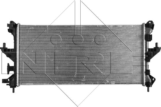 NRF 58424 - Radiateur, refroidissement du moteur cwaw.fr