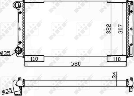 NRF 53229 - Radiateur, refroidissement du moteur cwaw.fr