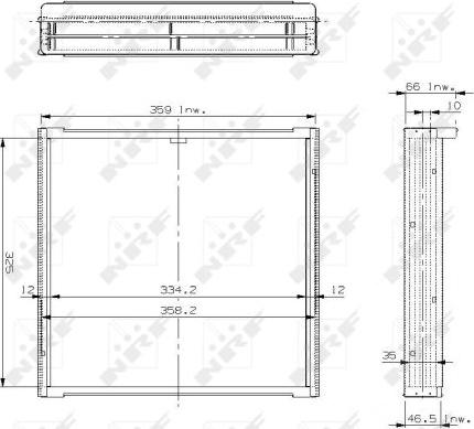 NRF 17112 - Faisceau de radiateur, refroidissement du moteur cwaw.fr