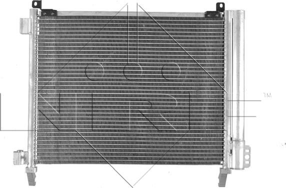 NRF 350228 - Condensateur, climatisation cwaw.fr