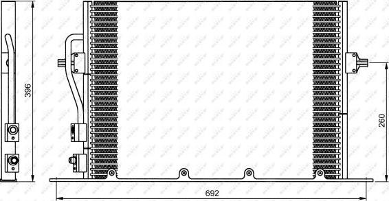 NRF 35196 - Condensateur, climatisation cwaw.fr