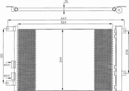 NRF 35330 - Condensateur, climatisation cwaw.fr