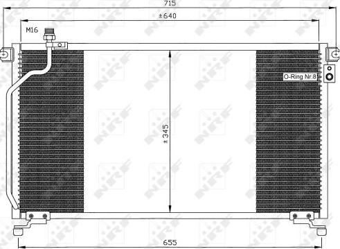 NRF 35374 - Condensateur, climatisation cwaw.fr