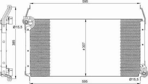 NRF 35259 - Condensateur, climatisation cwaw.fr