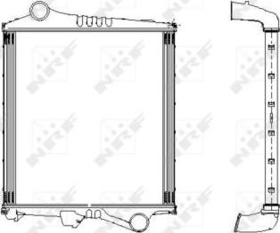 NRF 309304X - Intercooler, échangeur cwaw.fr