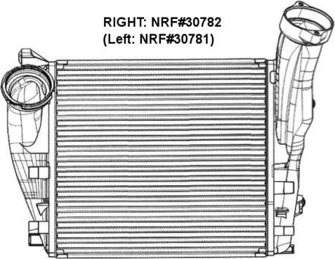 NRF 30782 - Intercooler, échangeur cwaw.fr