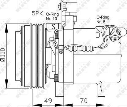 NRF 32490 - Compresseur, climatisation cwaw.fr