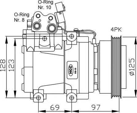 NRF 32445G - Compresseur, climatisation cwaw.fr