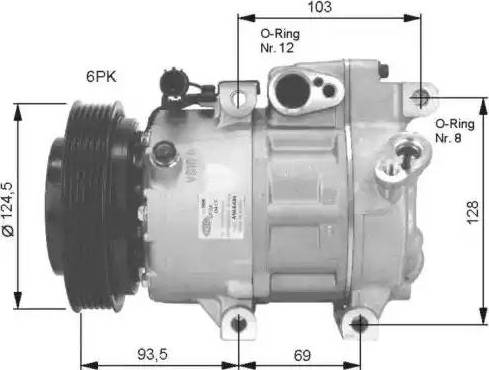 NRF 32467G - Compresseur, climatisation cwaw.fr