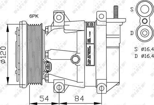 NRF 32484G - Compresseur, climatisation cwaw.fr