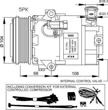 NRF 32429G - Compresseur, climatisation cwaw.fr