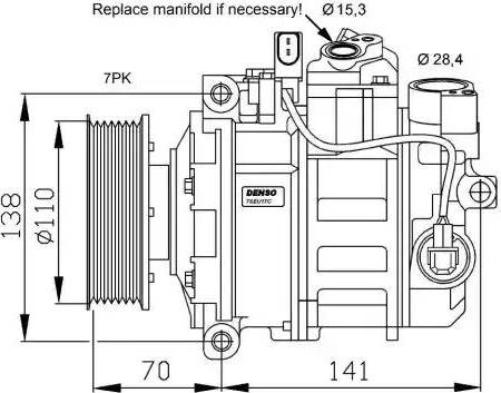 NRF 32613G - Compresseur, climatisation cwaw.fr