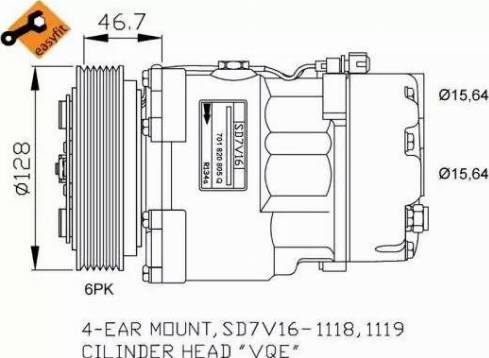 NRF 32680G - Compresseur, climatisation cwaw.fr