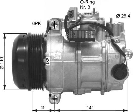 NRF 32676G - Compresseur, climatisation cwaw.fr