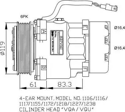 NRF 32040G - Compresseur, climatisation cwaw.fr