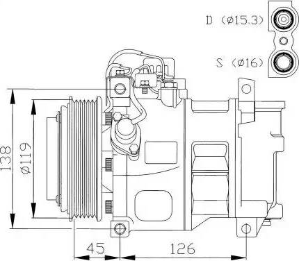 NRF 32042G - Compresseur, climatisation cwaw.fr