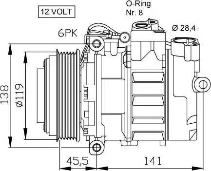 NRF 32053G - Compresseur, climatisation cwaw.fr