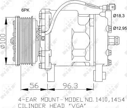 NRF 32065 - Compresseur, climatisation cwaw.fr