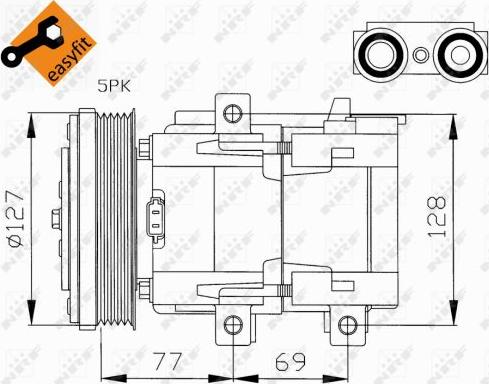 NRF 32061G - Compresseur, climatisation cwaw.fr