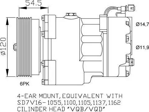 NRF 32033G - Compresseur, climatisation cwaw.fr