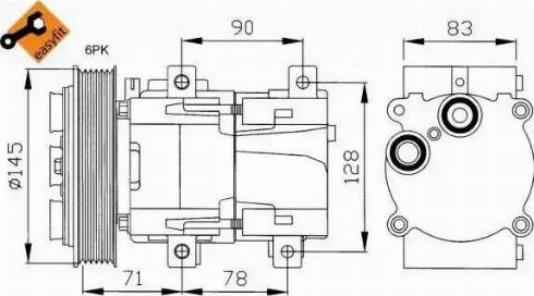 NRF 32076G - Compresseur, climatisation cwaw.fr