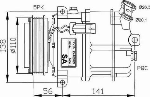 NRF 32190G - Compresseur, climatisation cwaw.fr