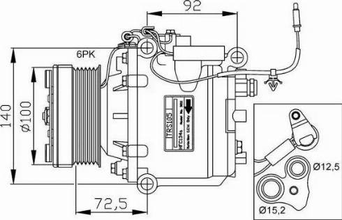 NRF 32165G - Compresseur, climatisation cwaw.fr