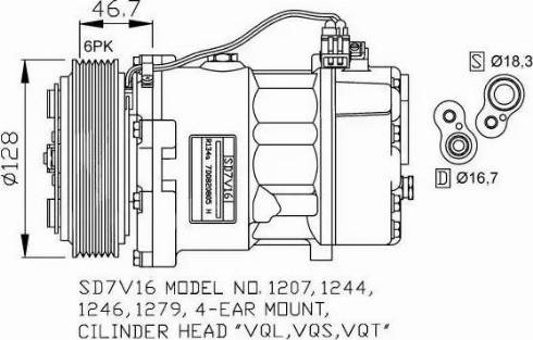 NRF 32168G - Compresseur, climatisation cwaw.fr